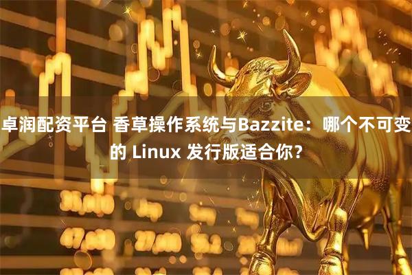 卓润配资平台 香草操作系统与Bazzite：哪个不可变的 Linux 发行版适合你？